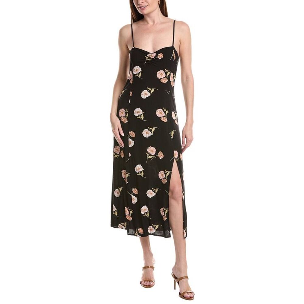 Saltwater Luxe Womens Tank Midi Dress, Black